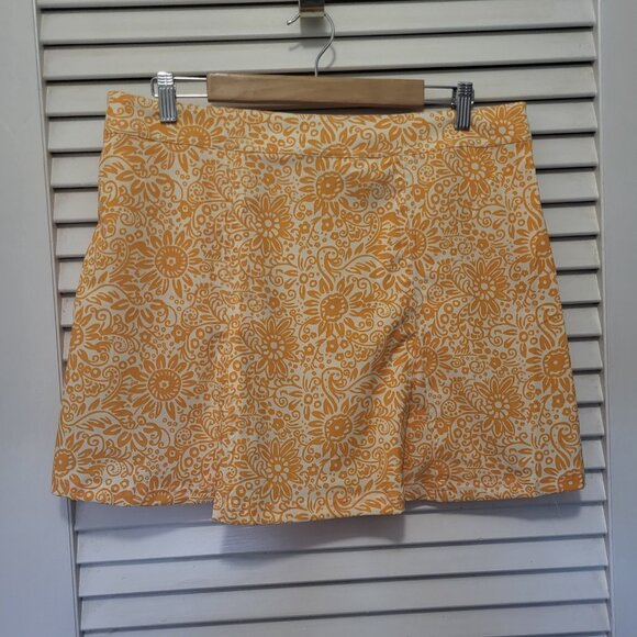 RipSkirt Hawaii Skirt Large 12- 14 Yellow Tuscan Sunflower Length 1 NWT - Picture 2 of 15